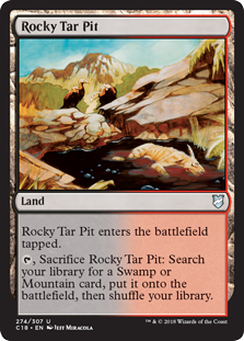 Rocky Tar Pit (Commander 2018) Near Mint
