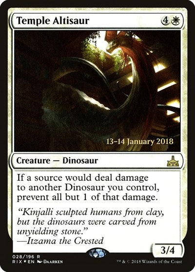 Temple Altisaur (Promos: Prerelease Cards) Light Play Foil