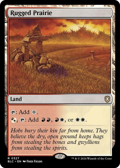Rugged Prairie (Commander: Bloomburrow) Light Play