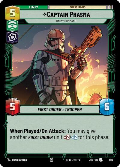 Captain Phasma On My Command (Foil) (Jump to Lightspeed) Near Mint Foil