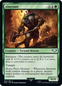 Aberrant (Surge Foil) (Universes Beyond: Warhammer 40K) Near Mint Foil