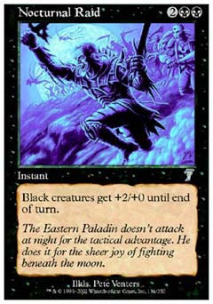 Nocturnal Raid (7th Edition) Light Play Foil