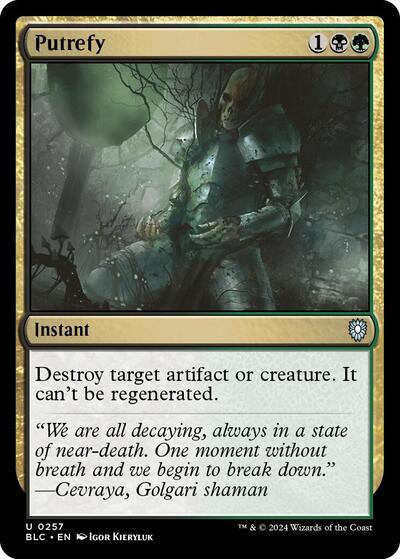 Putrefy (Commander: Bloomburrow) Light Play