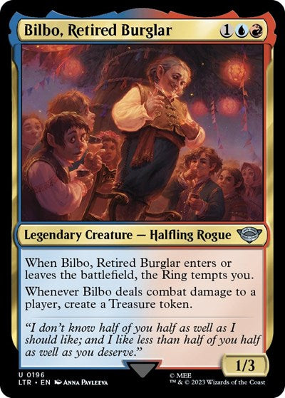 Bilbo, Retired Burglar (Universes Beyond: The Lord of the Rings: Tales of Middle-earth) Light Play Foil