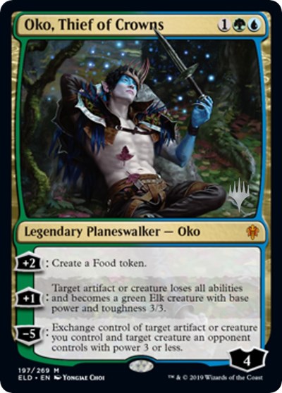Oko, Thief of Crowns (Promo Pack: Throne of Eldraine) Light Play
