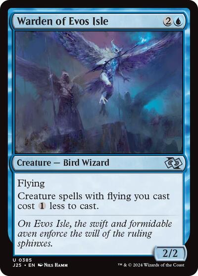 Warden of Evos Isle (Foundations Jumpstart) Medium Play