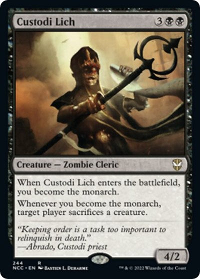 Custodi Lich (Commander: Streets of New Capenna) Medium Play