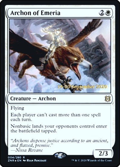 Archon of Emeria (Promos: Prerelease Cards) Light Play Foil