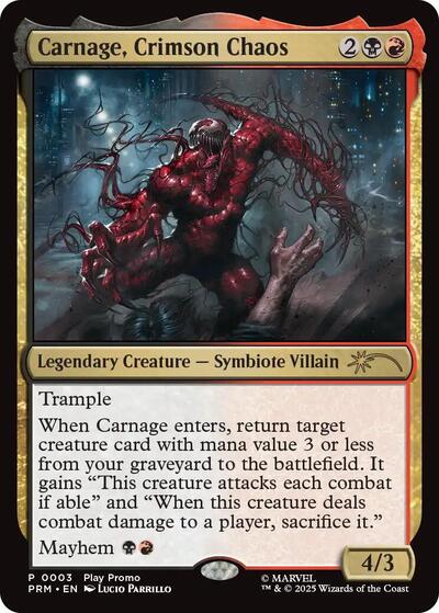 Carnage Crimson Chaos|0|0|0.00