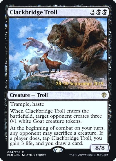 Clackbridge Troll (Promos: Prerelease Cards) Near Mint Foil
