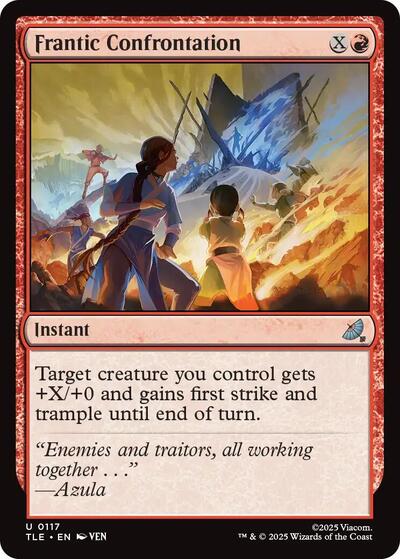 Frantic Confrontation (Avatar: The Last Airbender: Eternal-Legal) Near Mint Foil