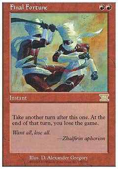 Final Fortune (Classic 6th Edition) Near Mint