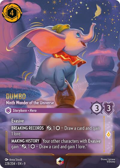 Dumbo - Ninth Wonder of the Universe (Enchanted) (Fabled) Near Mint Holofoil