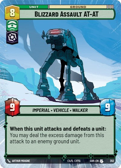 Blizzard Assault AT-AT (Hyperspace) (Spark of Rebellion) Near Mint