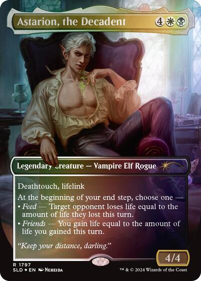 Astarion, the Decadent (Rainbow Foil) (Secret Lair) Near Mint Foil