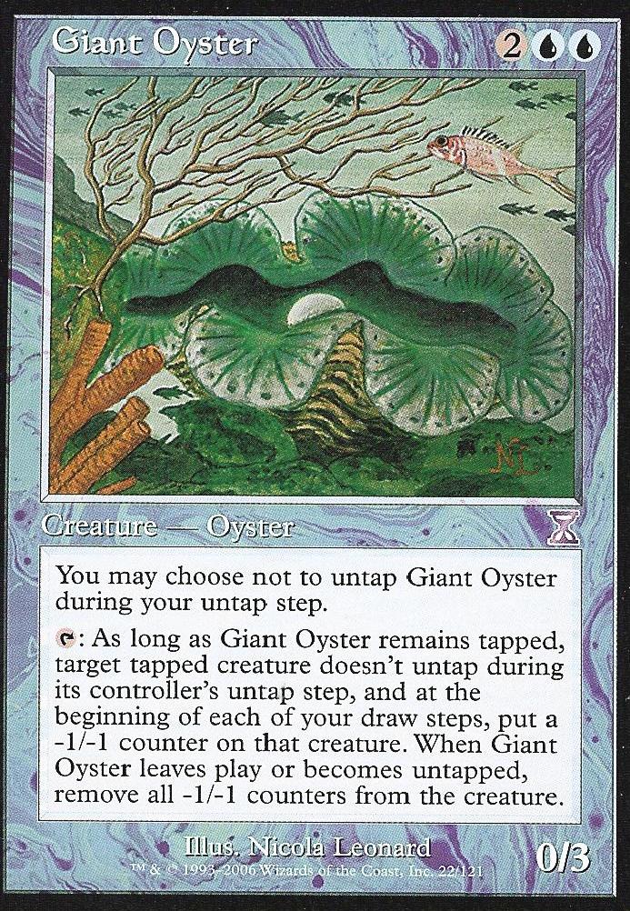 Giant Oyster (Time Spiral Time Shifted) Light Play