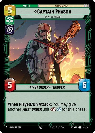 Captain Phasma On My Command (Jump to Lightspeed) Near Mint