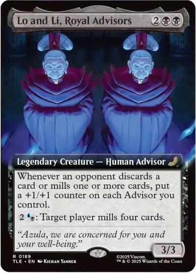 Lo and Li, Royal Advisors (Extended Art) (Avatar: The Last Airbender: Eternal-Legal) Near Mint