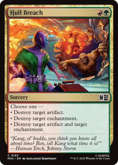 Hull Breach (Surge Foil) (Commander: Marvel Super Heroes) Near Mint Foil