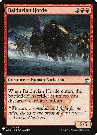 Balduvian Horde (Mystery Booster) Near Mint