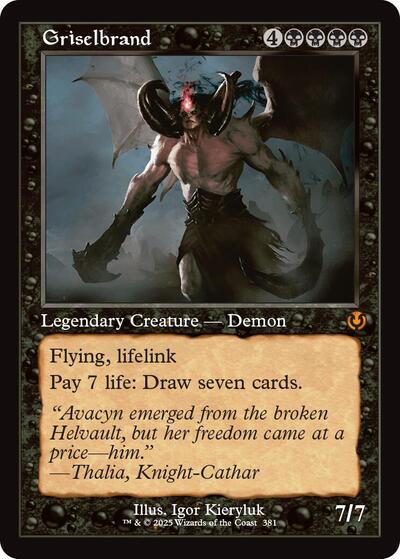 Griselbrand (Retro Frame) (Innistrad Remastered) Light Play Foil