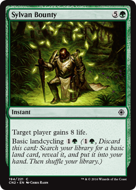 Sylvan Bounty (Conspiracy: Take the Crown) Near Mint Foil