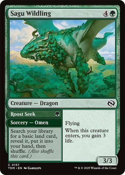 Sagu Wildling (Tarkir: Dragonstorm) Light Play