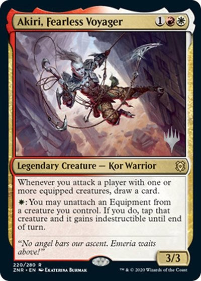 Akiri, Fearless Voyager (Promo Pack: Zendikar Rising) Light Play Foil