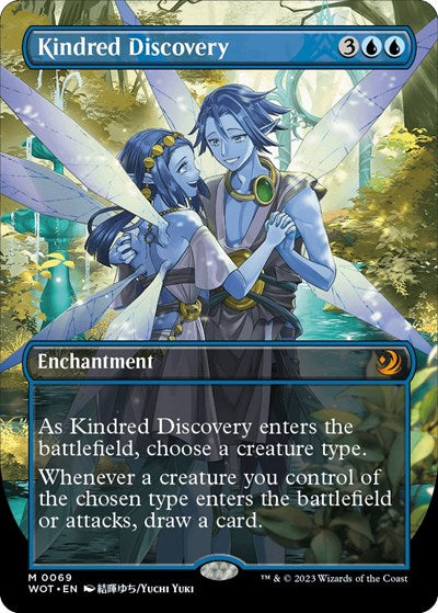Kindred Discovery (Anime Borderless) (Wilds of Eldraine: Enchanting Tales) Near Mint