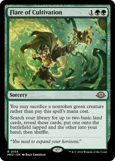 Flare of Cultivation (Promos: Prerelease Cards) Light Play Foil