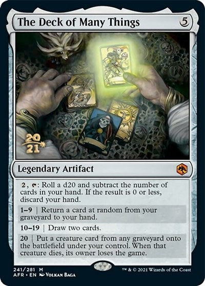 The Deck of Many Things (Promos: Prerelease Cards) Medium Play Foil