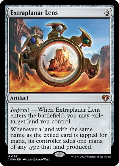 Extraplanar Lens (Commander Masters) Near Mint