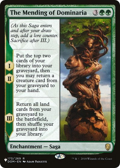 The Mending of Dominaria (The List) Light Play