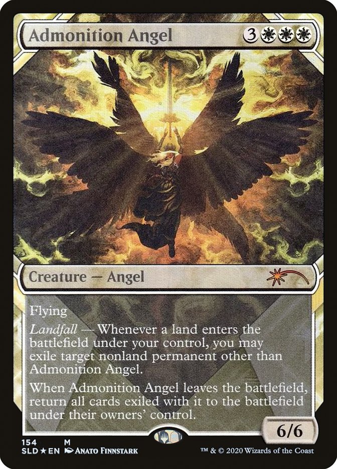 Admonition Angel (Secret Lair) Light Play Foil