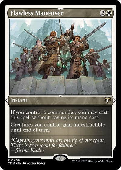 Flawless Maneuver (Foil Etched) (Commander Masters) Near Mint Foil
