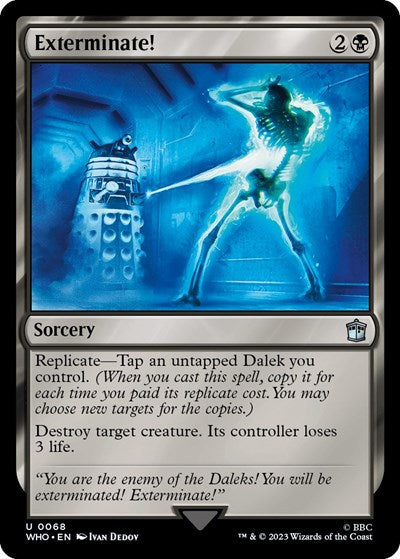 Exterminate! (Universes Beyond: Doctor Who) Light Play Foil
