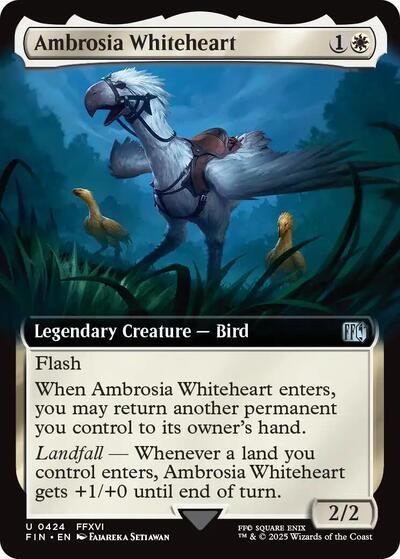 Ambrosia Whiteheart (Extended Art) (Universes Beyond: FINAL FANTASY) Near Mint Foil