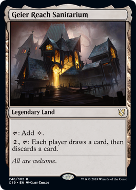 Geier Reach Sanitarium (Commander 2019) Medium Play
