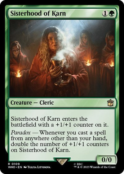 Sisterhood of Karn (Universes Beyond: Doctor Who) Near Mint Foil