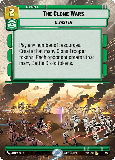 The Clone Wars (Hyperspace) (Twilight of the Republic) Near Mint Foil