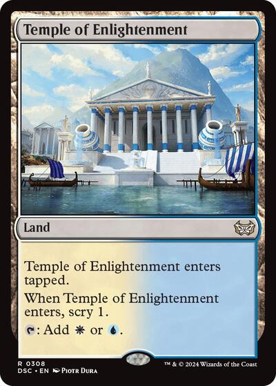 Temple of Enlightenment (Commander: Duskmourn: House of Horror) Near Mint