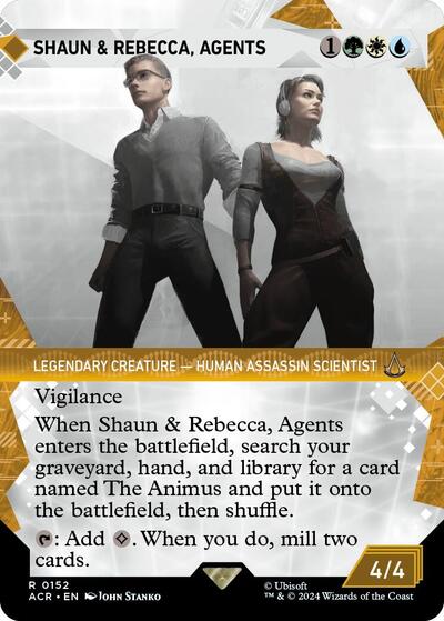 Shaun & Rebecca, Agents (Showcase) (Universes Beyond: Assassin's Creed) Near Mint Foil