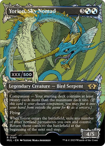 Yorion, Sky Nomad (Serialized) (March of the Machine: Multiverse Legends) Near Mint Foil