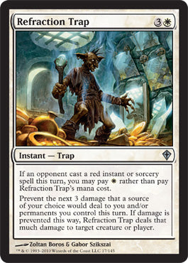 Refraction Trap (Worldwake) Medium Play Foil