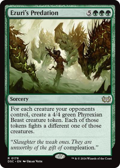 Ezuri's Predation (Commander: Duskmourn: House of Horror) Near Mint