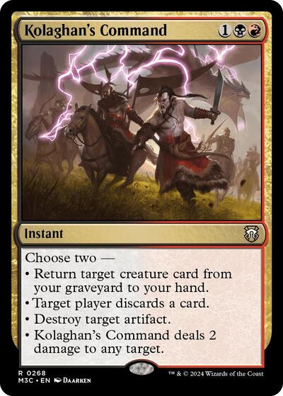 Kolaghan's Command (Commander: Modern Horizons 3) Light Play
