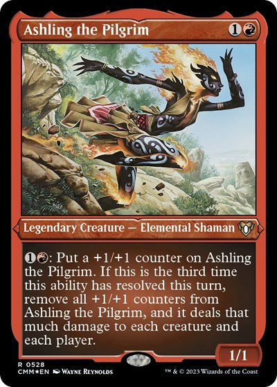 Ashling the Pilgrim (Foil Etched) (Commander Masters) Near Mint Foil