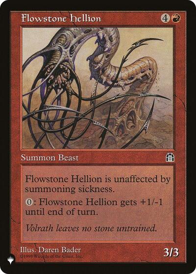 Flowstone Hellion (The List) Light Play
