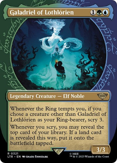 Galadriel of Lothlorien (Showcase) (Universes Beyond: The Lord of the Rings: Tales of Middle-earth) Damaged / Poor