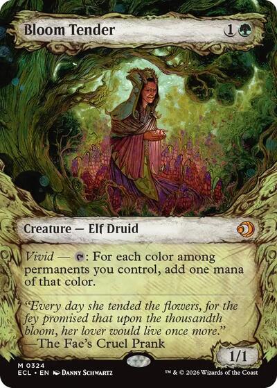 Bloom Tender (0324) (Showcase) (Lorwyn Eclipsed) Near Mint Foil